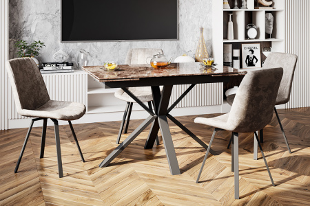 Стул B224-M (B224-m LATTE VL61, BK)